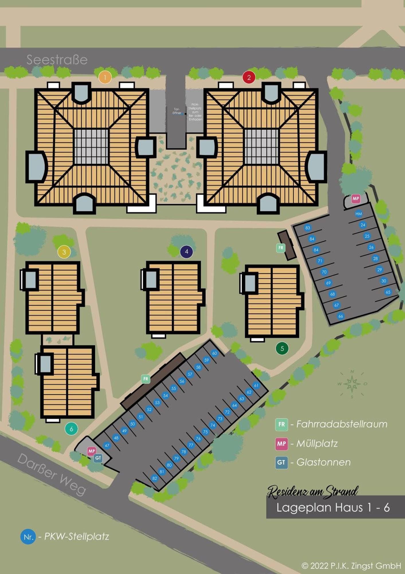Residenz Am Strand Wohnung 1-11 Zingst Exteriör bild